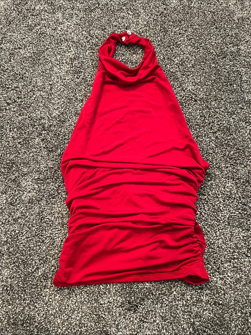 Women’s XS Sexy Red Halter Tank Top